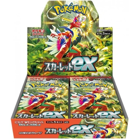 Pokémon Scarlet & Violet "Scarlet ex" Box — front
