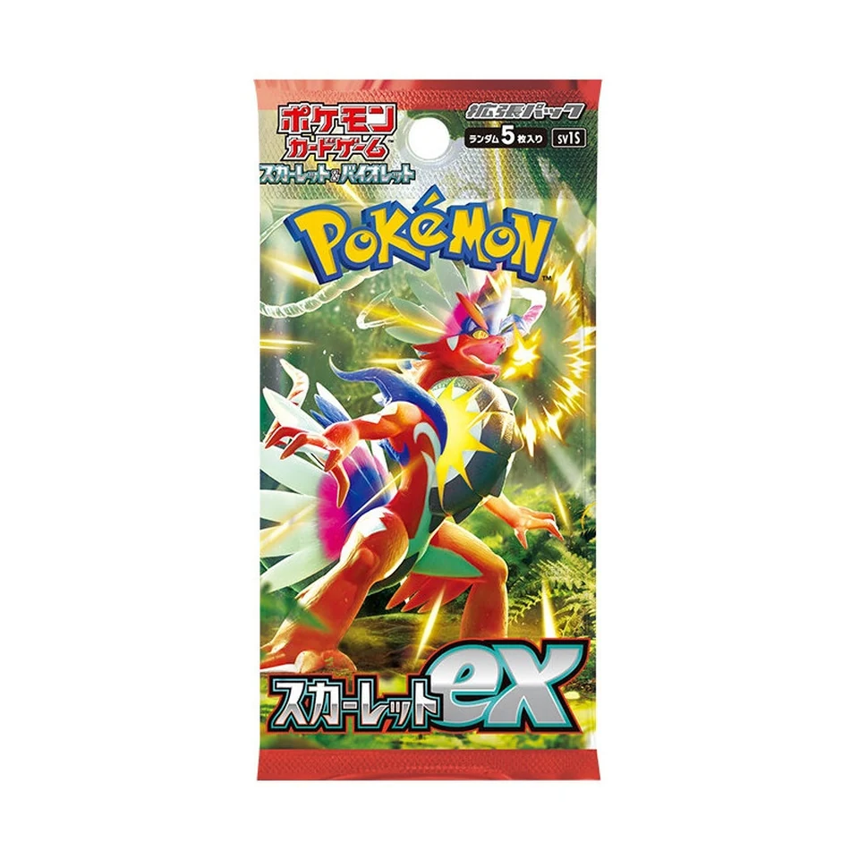 Pokemon Card Game Scarlet & Violet Expansion Pack "Scarlet ex" Box — back