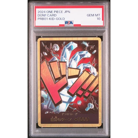 DON!! Card : Eustass"Captain"Kid Super Parallel (Premium Booster "One Piece Card The Best") — front