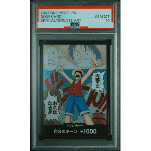 DON!! Card -Luffy- (Booster Pack "ROMANCE DAWN") — front