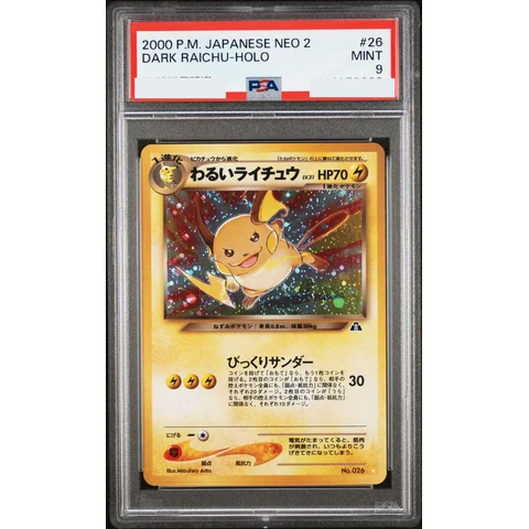 Dark Raichu : Old Back — front