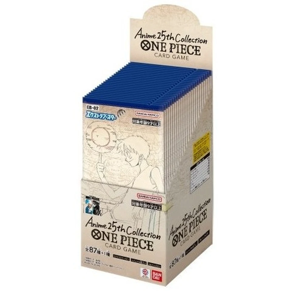 ONE PIECE Card Game Extra Booster "Anime 25th Collection" Box — back