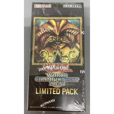 Yu-Gi-Oh! LIMITED PACK WORLD CHAMPIONSHIP 2025 Box — front