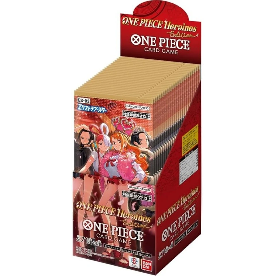 ONE PIECE Card Game Extra Booster "ONE PIECE Heroines edition" Box — back