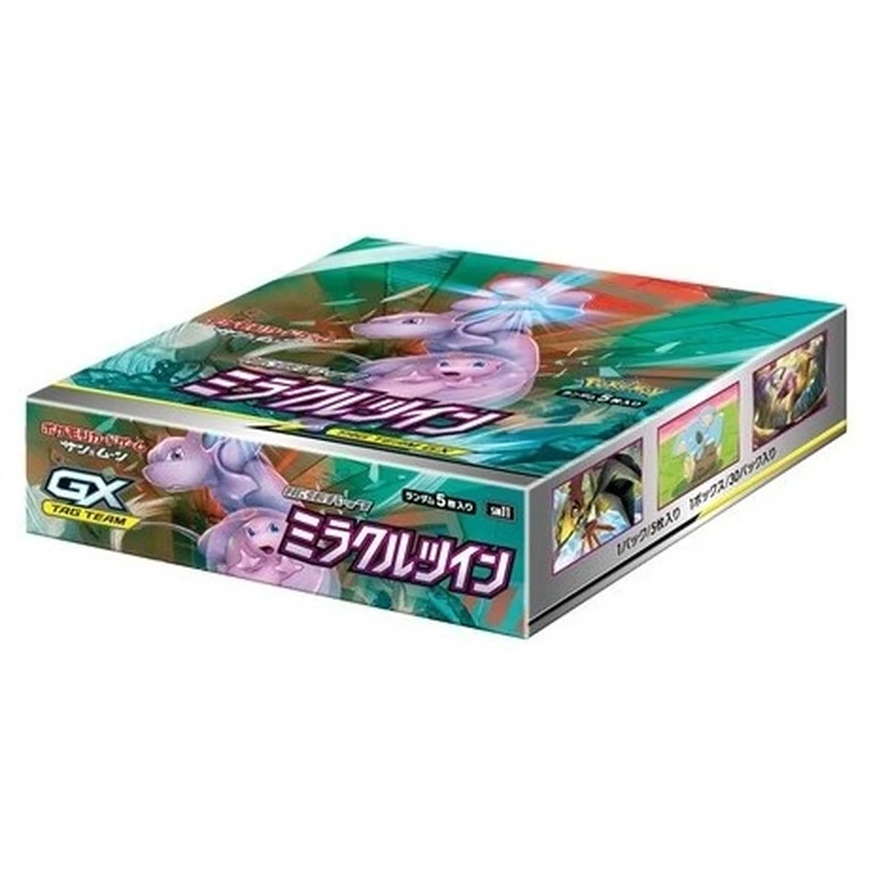 Pokémon Card Game Sun & Moon Expansion Pack "Miracle Twin" Box — back