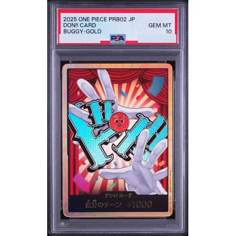 DON!! Card : Buggy Super Parallel (Premium Booster "One Piece Card The Best vol.2") — front