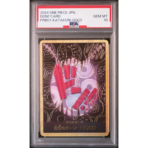 DON!! Card : Charlotte Katakuri Super Parallel (Premium Booster "One Piece Card The Best") — front
