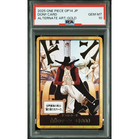 DON!! Card : Dracule Mihawk Super Parallel (Booster Pack "THE AZURE SEA'S SEVEN") — front