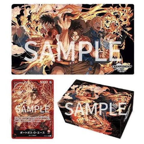 One Piece Champion Ship Set 2023 (Ace&Sabo&Luffy) — front