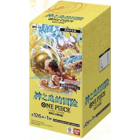 One Piece Booster Pack "Adventure on KAMI’s Island" Box — front
