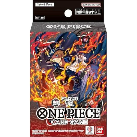 One Piece Start Deck "Red Black Sabo" — front