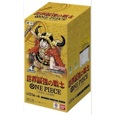 One Piece Booster Pack "THE WORLD’S STRONGEST WARRIORS" Box — front