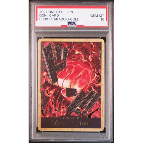 DON!! Card : Sakazuki Super Parallel (Premium Booster "One Piece Card The Best") — front