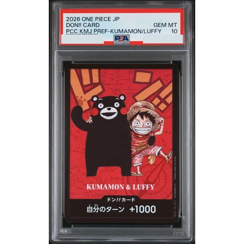 DON!! Card : Kumamon & Luffy (Premium Card Collection "Kumamoto Special") — front