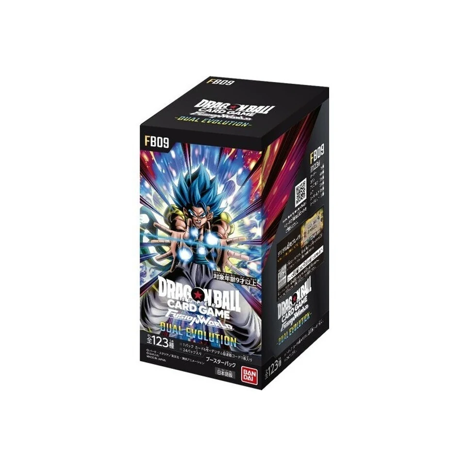 DRAGON BALL SUPER CARD GAME FUSION WORLD Booster Pack "DUAL EVOLUTION" Box — front