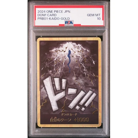 DON!! Card : Kaido Super Parallel (Premium Booster "One Piece Card The Best") — front