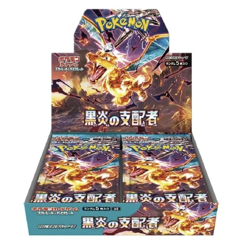Pokémon Scarlet & Violet "Ruler of the Black Flame" Box — front