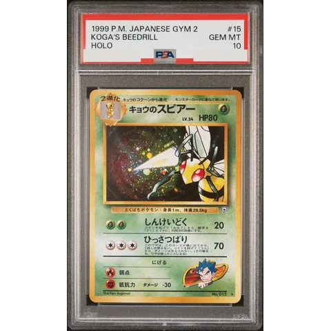 Koga's Beedrill : Old Back — front