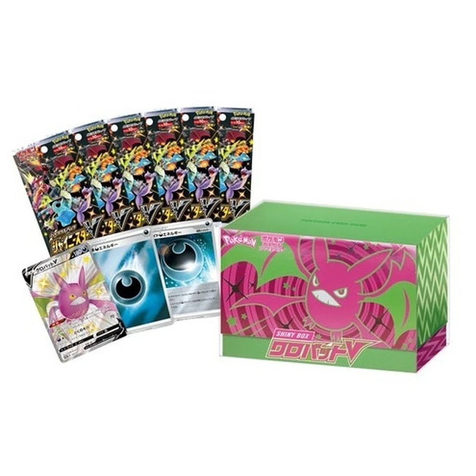 Pokémon Card Game Sword & Shield SHINY BOX Crobat V — back