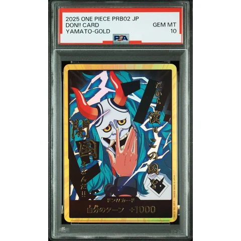 DON!! Card : Yamato Super Parallel (Premium Booster "One Piece Card The Best vol.2") — front