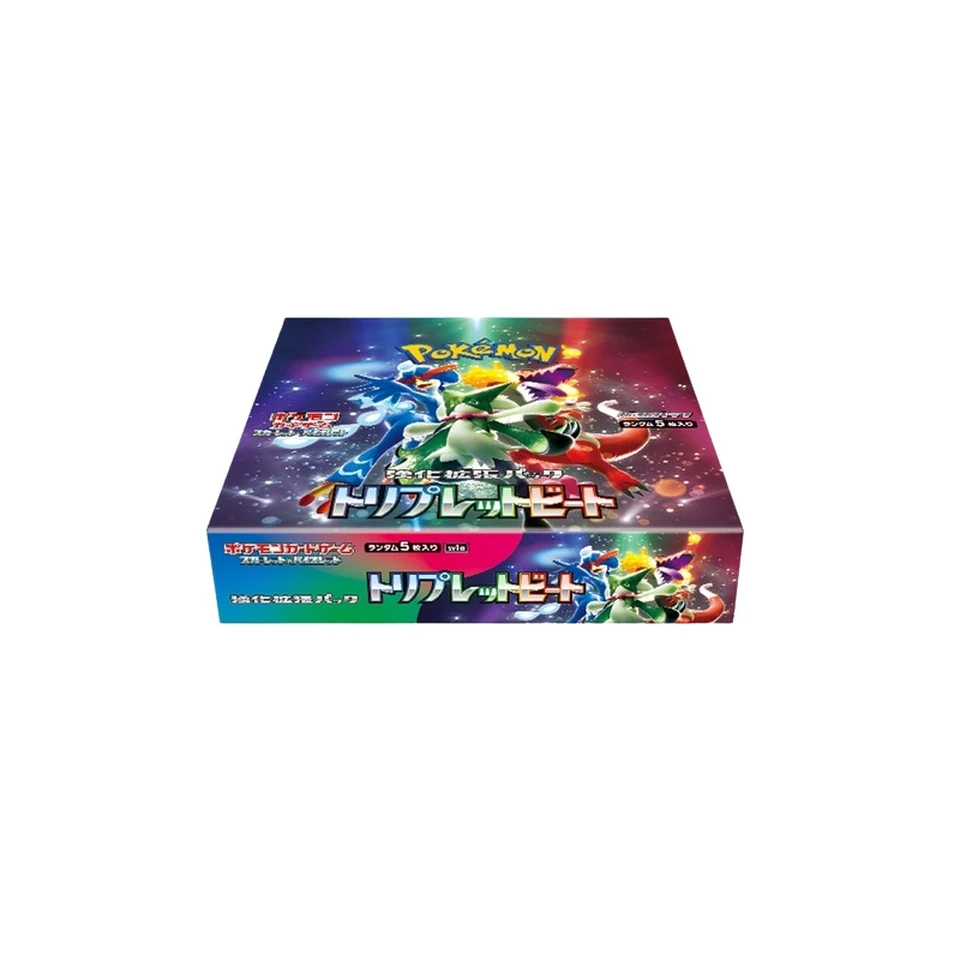 Pokemon Card Game Scarlet & Violet Enhanced Expansion "Triplet Beat" Box — back