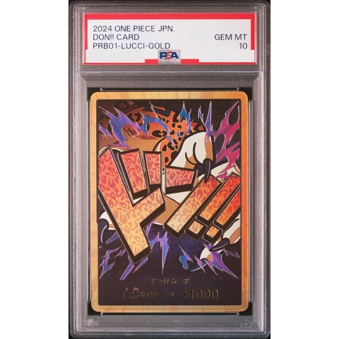 DON!! Card : Rob Lucci Super Parallel (Premium Booster "One Piece Card The Best") — front