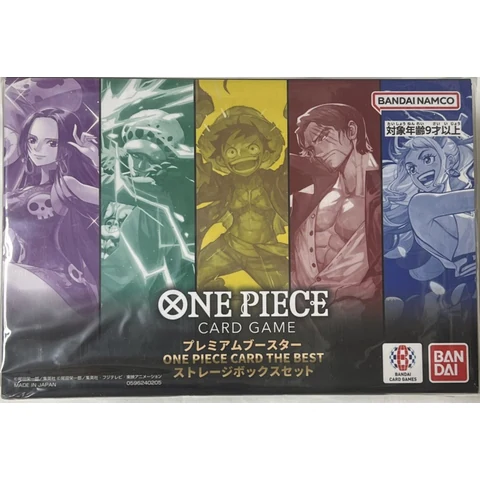 One Piece Premium Booster "One Piece Card The Best Storage Box Set" — front