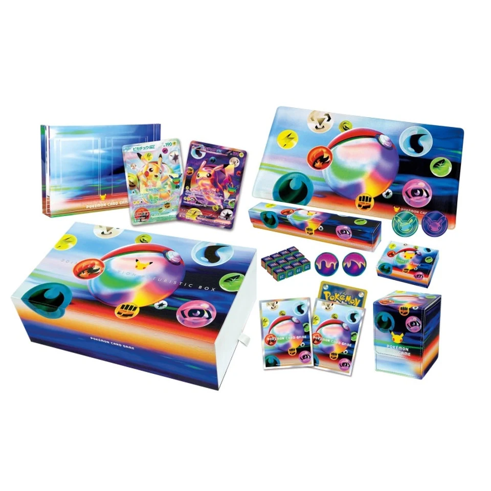 Pokemon Card Game MEGA Special Box "30th CELEBRATION FUTURISTIC BOX" — back