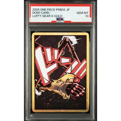 DON!! Card : Luffy (Gear 4) Super Parallel (Premium Booster "One Piece Card The Best vol.2") — front