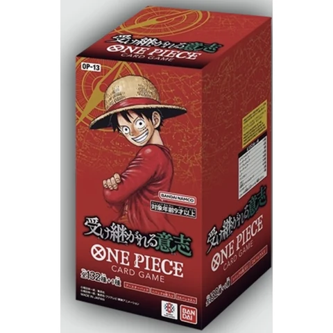 One Piece Booster Pack "CARRYING ON HIS WILL" Box — front