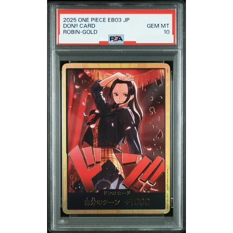 DON!! Card : Nico Robin Super Parallel (Extra Booster "ONE PIECE Heroines edition") — front