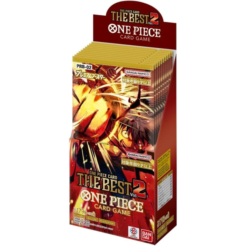 ONE PIECE Card Game Premium Booster "ONE PIECE CARD THE BEST vol.2" Box — back