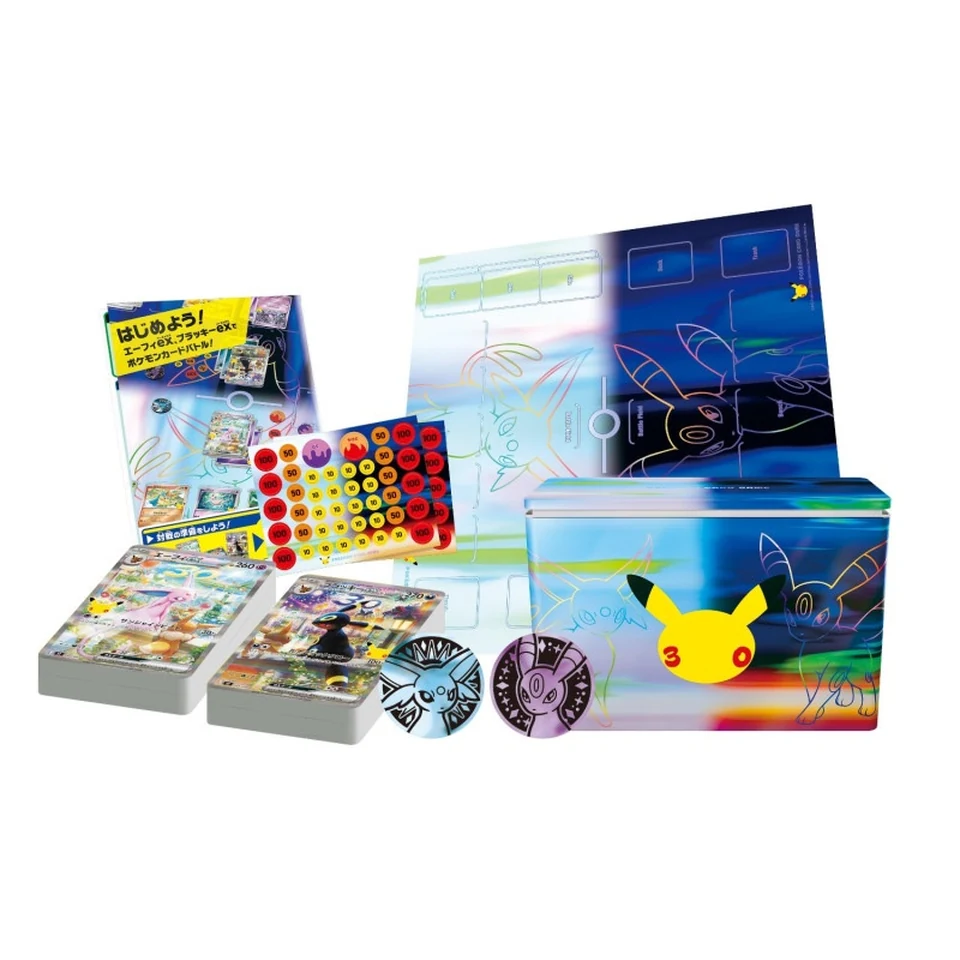 Pokemon Card Game MEGA Constructed Deck "30th CELEBRATION Premium Deck Set Espeon,Umbreon" — back